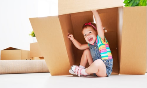 30 Ways to Distract a Toddler cardboard box